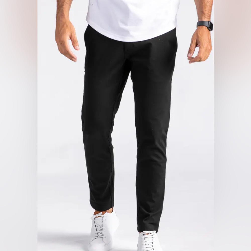 BYLT Basics Jet Black Khakis